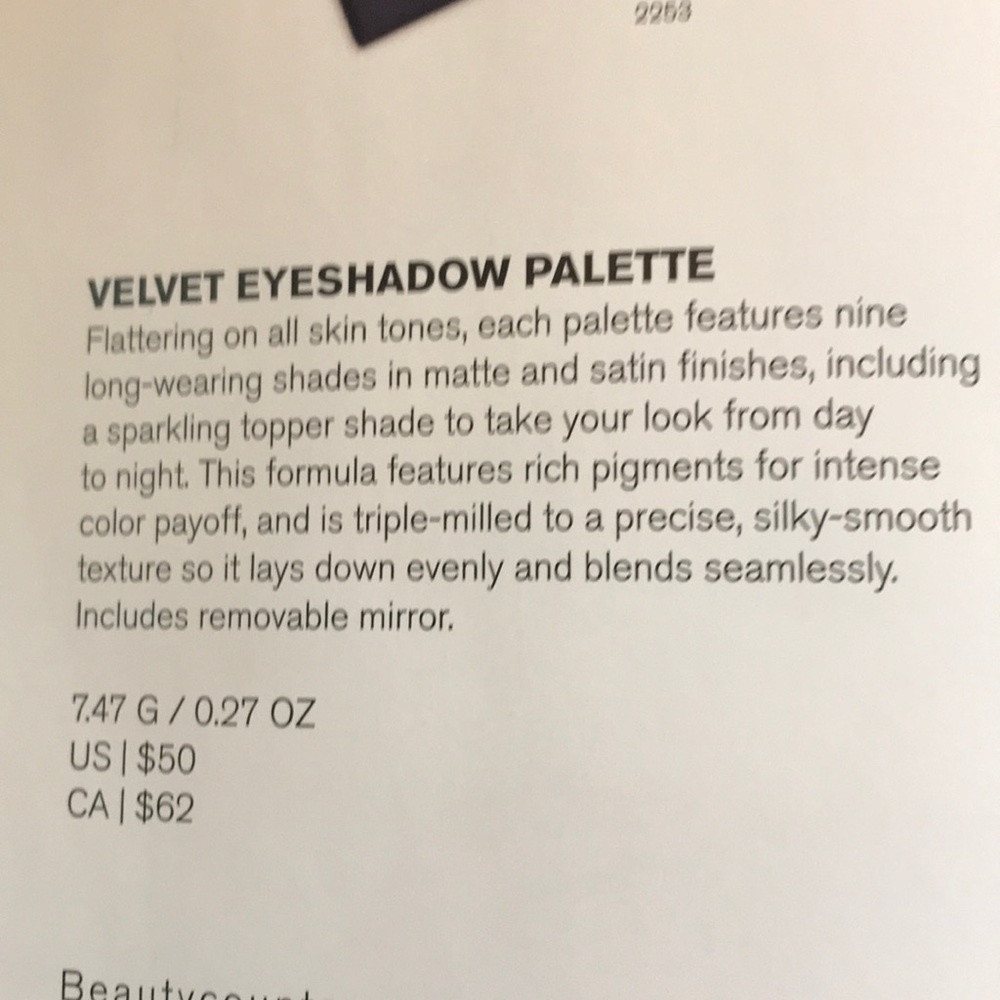 Beautycounter Velvet Eyeshadow Palette - Picture 3 of 3